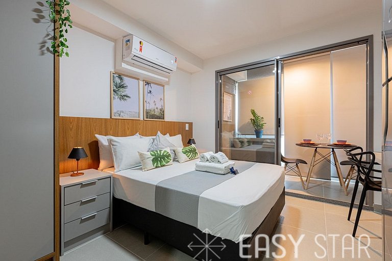 Easy Star - Studio com linda vista - XW01H