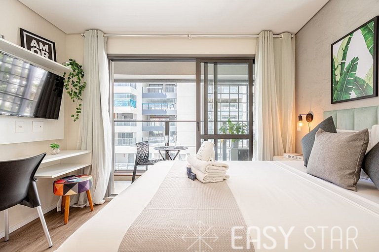 Easy Star - Bright and Fully Equipped Studio in Brooklin - Y