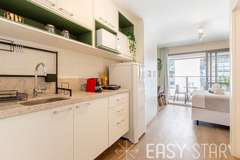 Easy Star - Bright and Fully Equipped Studio in Brooklin - Y