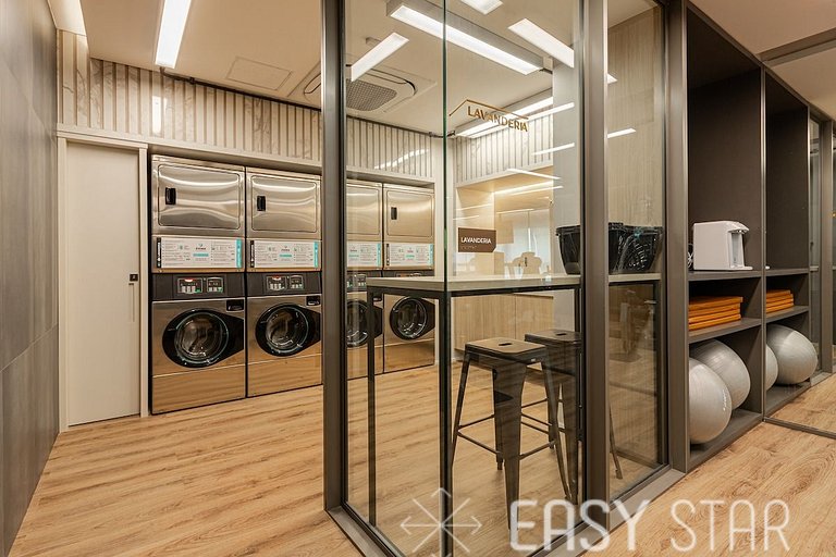 Easy Star - Studio encantador com piscina no Brooklin! - YH0