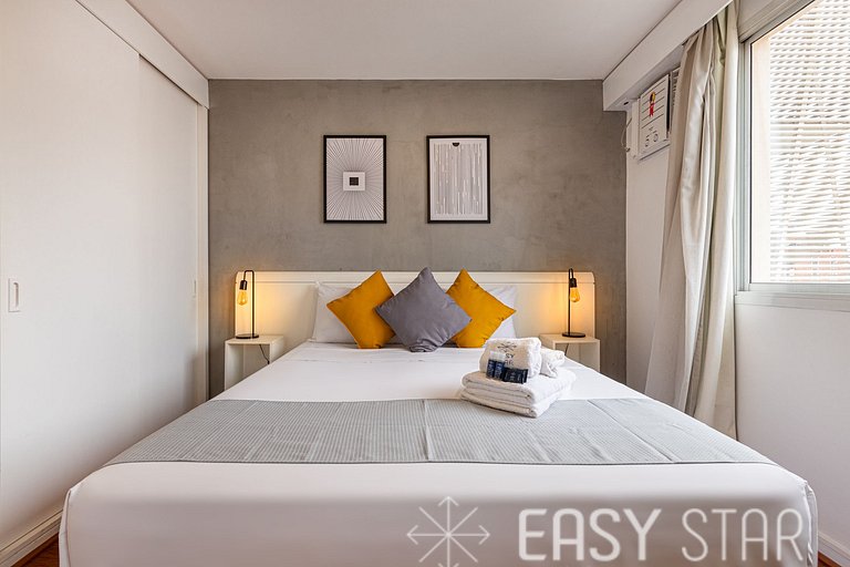 Easy Star – Flat Acogedor y Luminoso en Vila Olímpia – MH02H