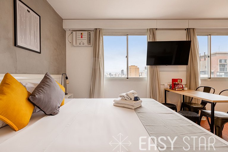 Easy Star – Flat Acogedor y Luminoso en Vila Olímpia – MH02H
