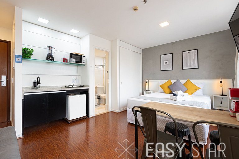 Easy Star – Flat Acogedor y Luminoso en Vila Olímpia – MH02H