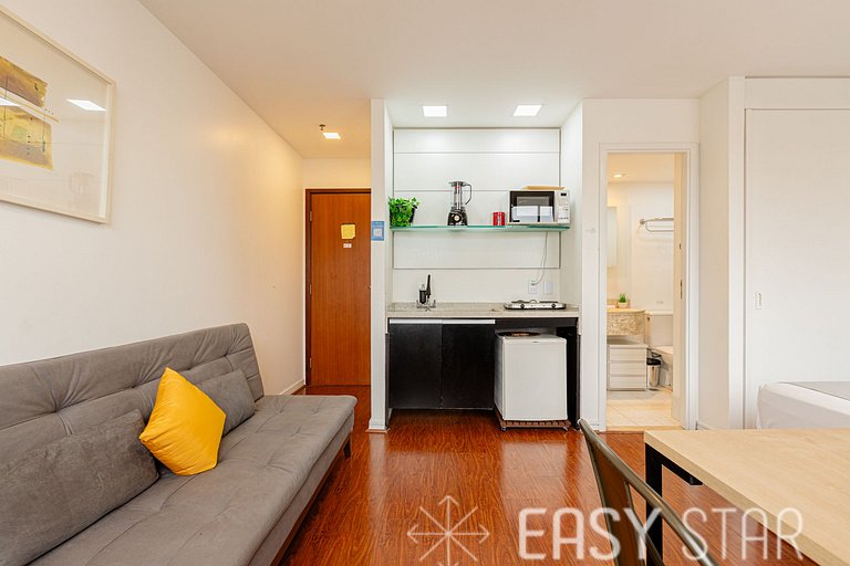 Easy Star – Flat Acogedor y Luminoso en Vila Olímpia – MH02H