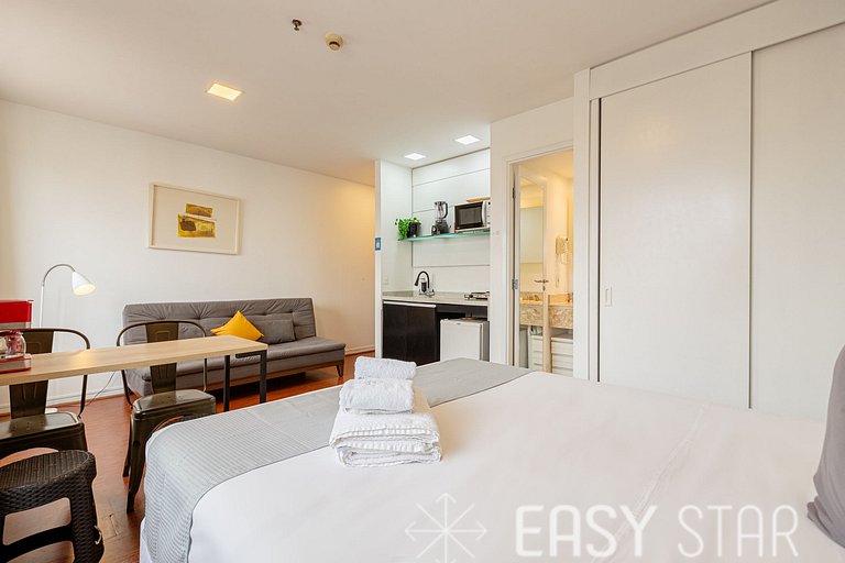 Easy Star – Flat Acogedor y Luminoso en Vila Olímpia – MH02H