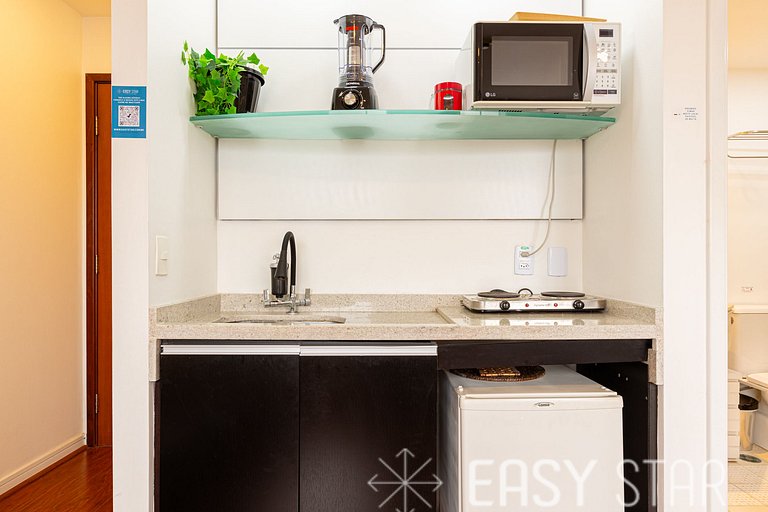 Easy Star - Flat na Vila Olímpia aconchegante e iluminado -