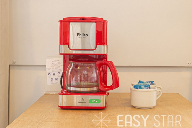 Easy Star – Flat Acogedor y Luminoso en Vila Olímpia – MH02H