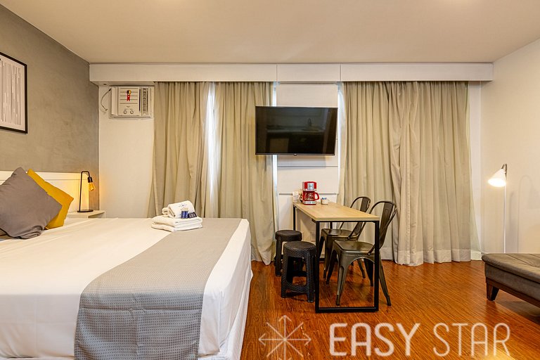 Easy Star - Flat na Vila Olímpia aconchegante e iluminado -