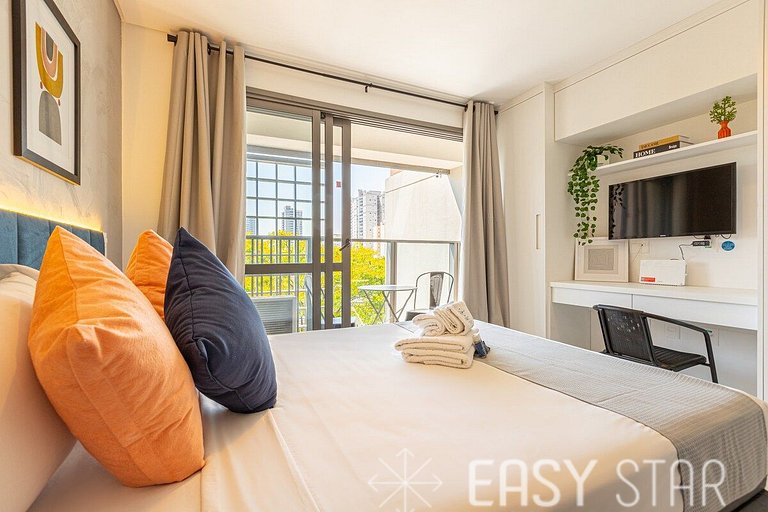 Easy Star - Lindo Studio no Brooklin ao lado Av. Santo Amaro