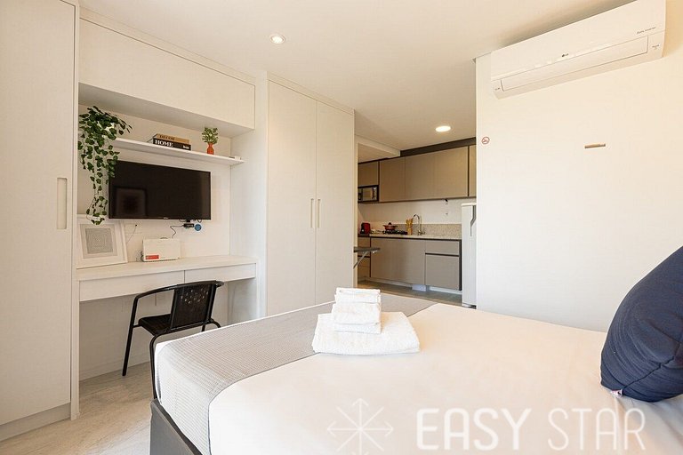 Easy Star - Lindo Studio no Brooklin ao lado Av. Santo Amaro