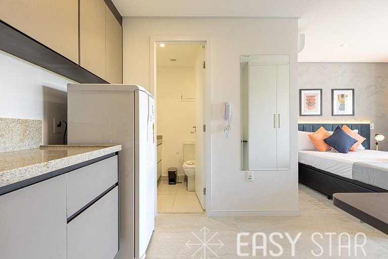 Easy Star - Lindo Studio no Brooklin ao lado Av. Santo Amaro