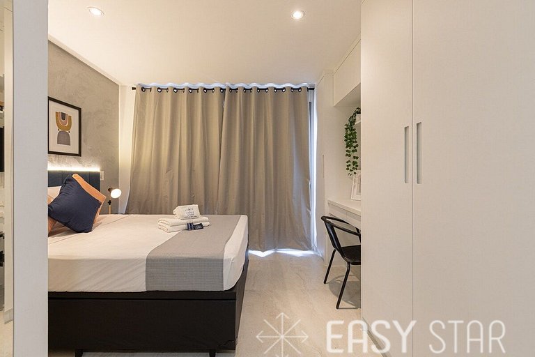 Easy Star - Lindo Studio no Brooklin ao lado Av. Santo Amaro