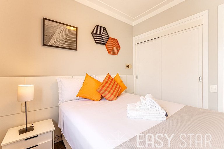 Easy Star - Flat aconchegante C/Vaga no Jardins - ZJ01H