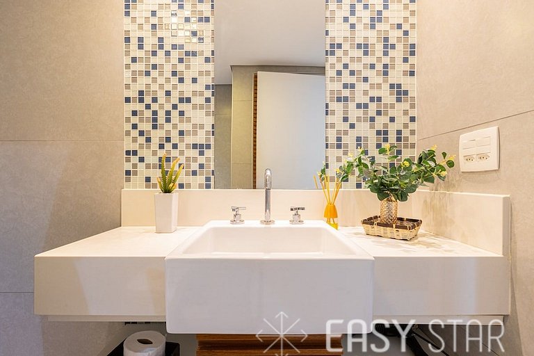Easy Star - Flat aconchegante C/Vaga no Jardins - ZJ01H