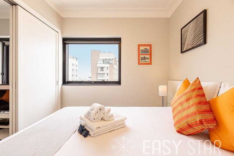 Easy Star - Flat aconchegante C/Vaga no Jardins - ZJ01H
