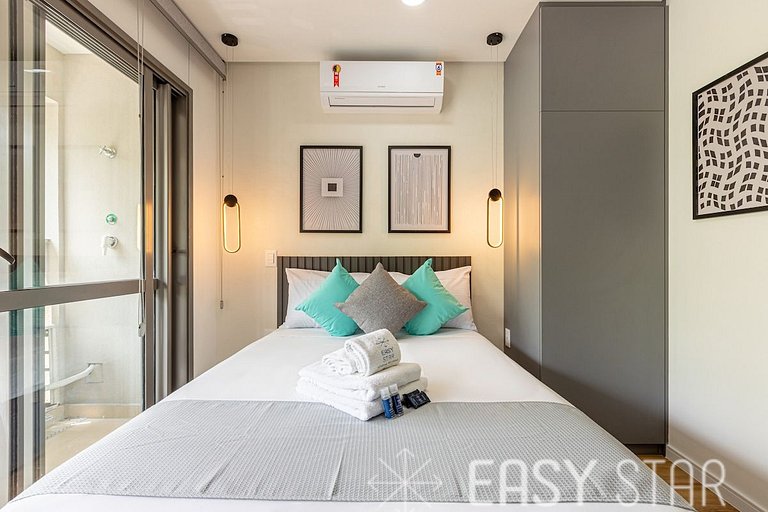 Easy Star - Lindo Studio no coração do Brooklin! - ZM01H