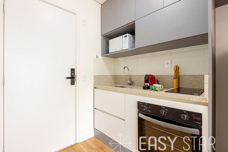 Easy Star - Lindo Studio no coração do Brooklin! - ZM01H