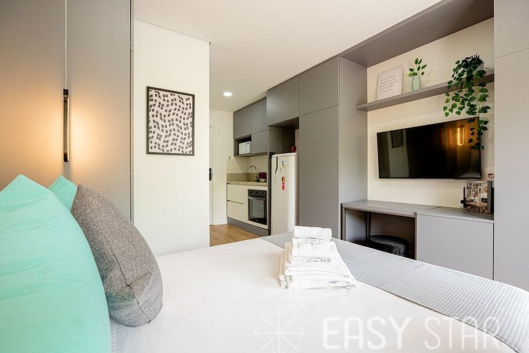 Easy Star - Lindo Studio no coração do Brooklin! - ZM01H