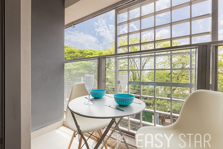 Easy Star - Lindo Studio no coração do Brooklin! - ZM01H