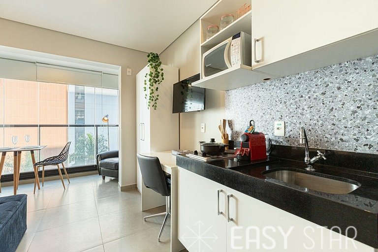 Easy Star - Belo studio C/vaga na Vila Olimpia - ZM03H