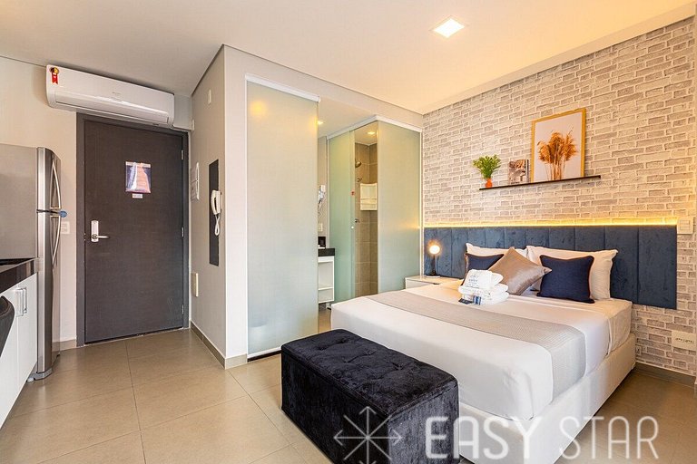 Easy Star - Belo studio C/vaga na Vila Olimpia - ZM03H