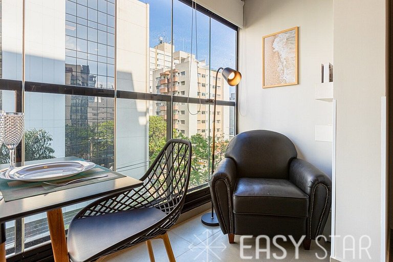 Easy Star - Belo studio C/vaga na Vila Olimpia - ZM03H