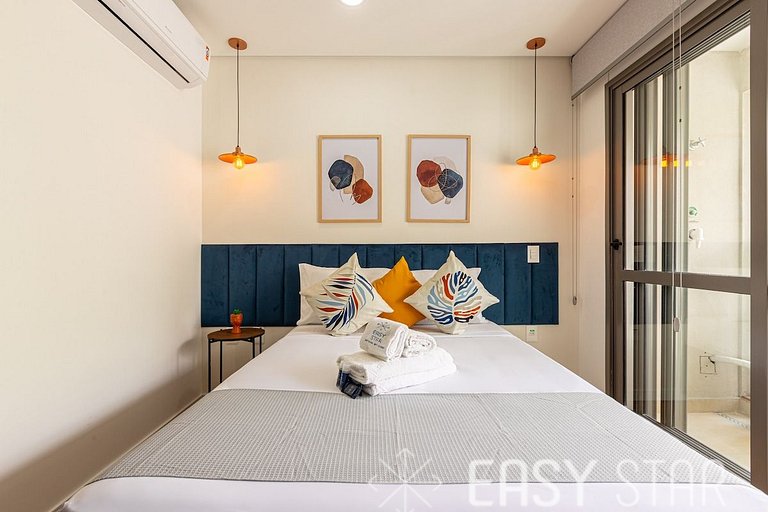 Easy Star - Beautiful Studio in Brooklin next to Av. Santo A