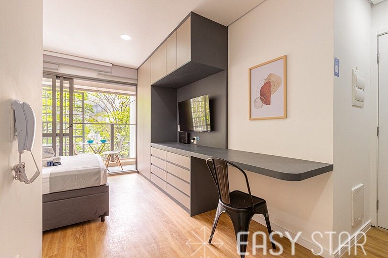 Easy Star - Beautiful Studio in Brooklin next to Av. Santo A