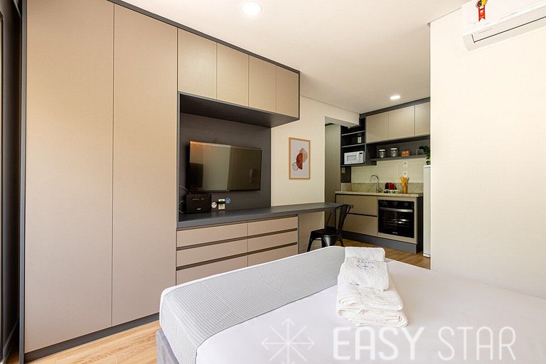 Easy Star - Beautiful Studio in Brooklin next to Av. Santo A