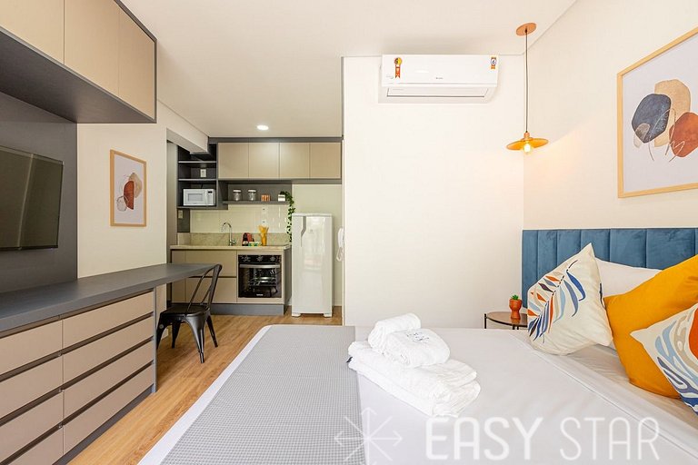 Easy Star - Beautiful Studio in Brooklin next to Av. Santo A