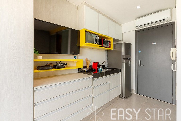 Easy Star - Lindo studio C/Vaga na Vila Olimpia - ZV01H