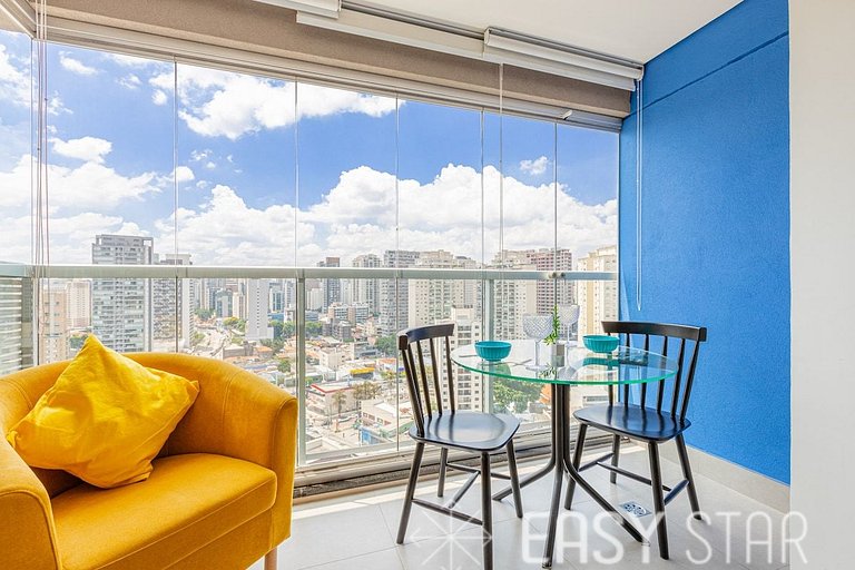 Easy Star - Lindo studio C/Vaga na Vila Olimpia - ZV01H