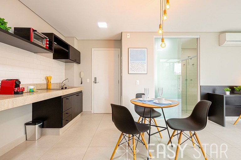 Easy Star - Studio C/vaga e garden na Vila Nova Conceição -