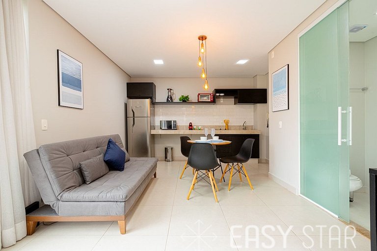 Easy Star - Studio C/vaga e garden na Vila Nova Conceição -