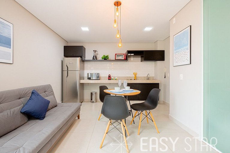 Easy Star - Studio C/vaga e garden na Vila Nova Conceição -