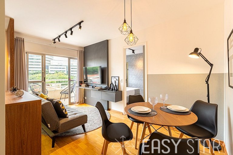 Easy Star - Lindo apartamento C/vaga no Itaim Bibi - AD03I