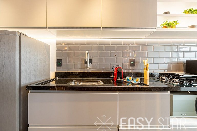 Easy Star - Lindo apartamento C/vaga no Itaim Bibi - AD03I
