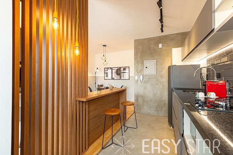 Easy Star - Lindo apartamento C/vaga no Itaim Bibi - AD03I