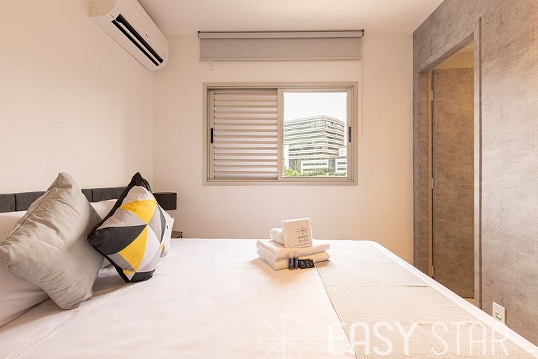 Easy Star - Lindo apartamento C/vaga no Itaim Bibi - AD03I