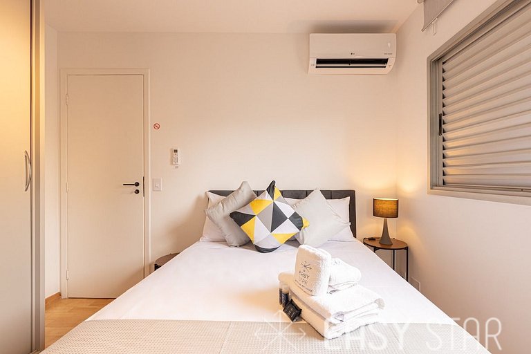 Easy Star - Lindo apartamento C/vaga no Itaim Bibi - AD03I