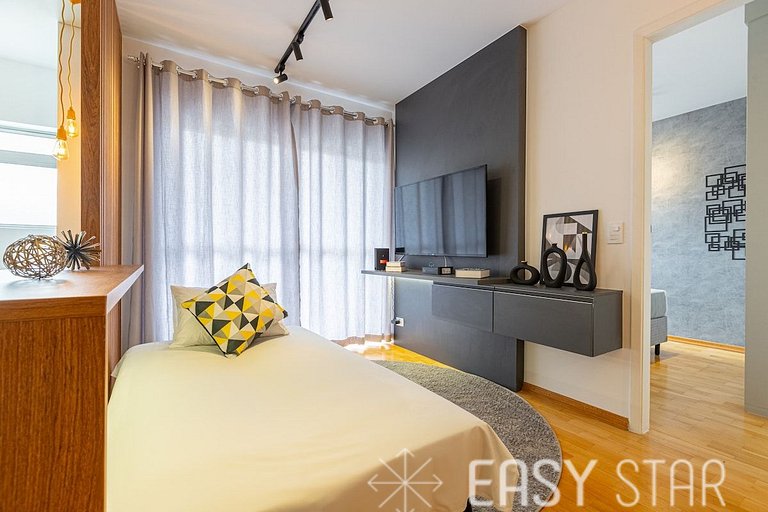Easy Star - Lindo apartamento C/vaga no Itaim Bibi - AD03I