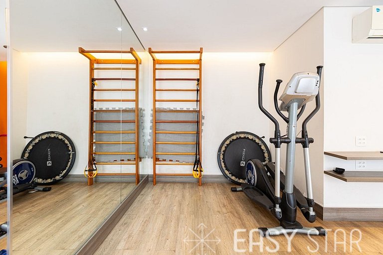 Easy Star - Lindo apartamento C/vaga no Itaim Bibi - AD03I
