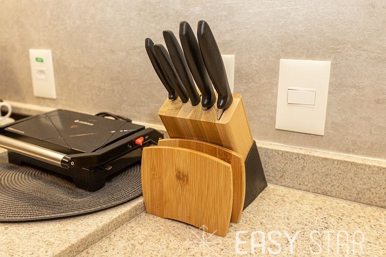 Easy Star - Studio moderno C/Vaga no Campo Belo - AH01I