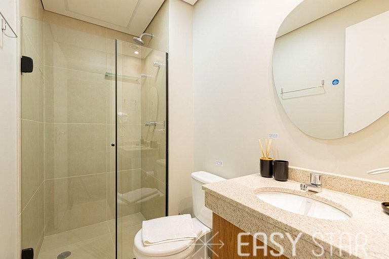Easy Star - Studio moderno C/Vaga no Campo Belo - AH01I
