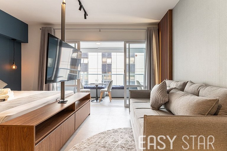 Easy Star - Studio moderno C/Vaga no Campo Belo - AH01I