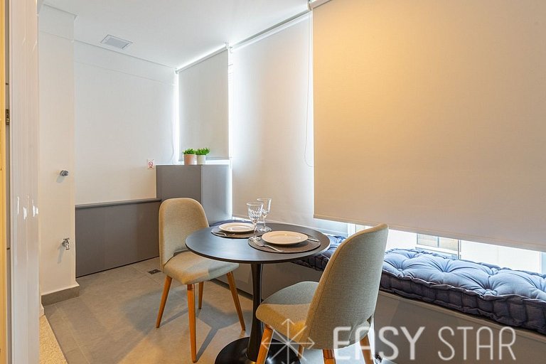 Easy Star - Studio moderno C/Vaga no Campo Belo - AH01I