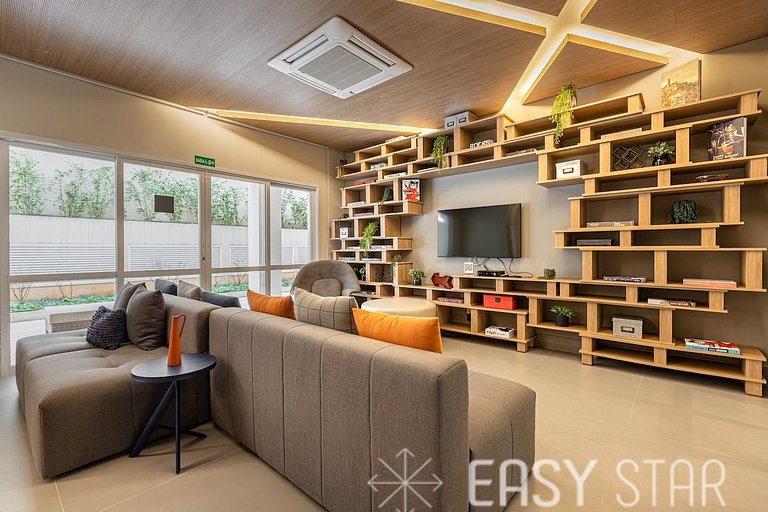 Easy Star - Studio moderno C/Vaga no Campo Belo - AH01I