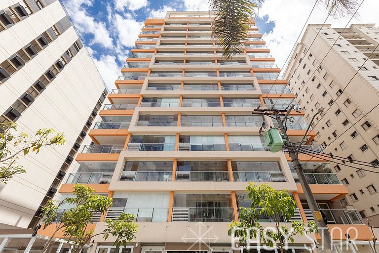 Easy Star - Studio moderno C/Vaga no Campo Belo - AH01I