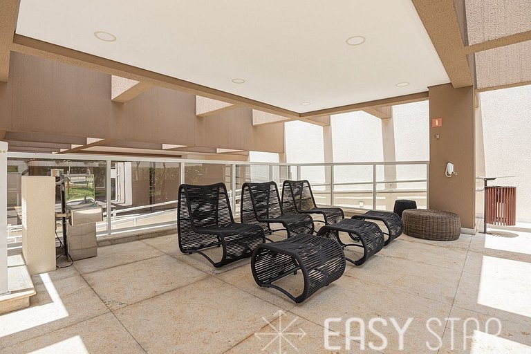 Easy Star - Lindo studio C/Vaga no Campo Belo - AH03I