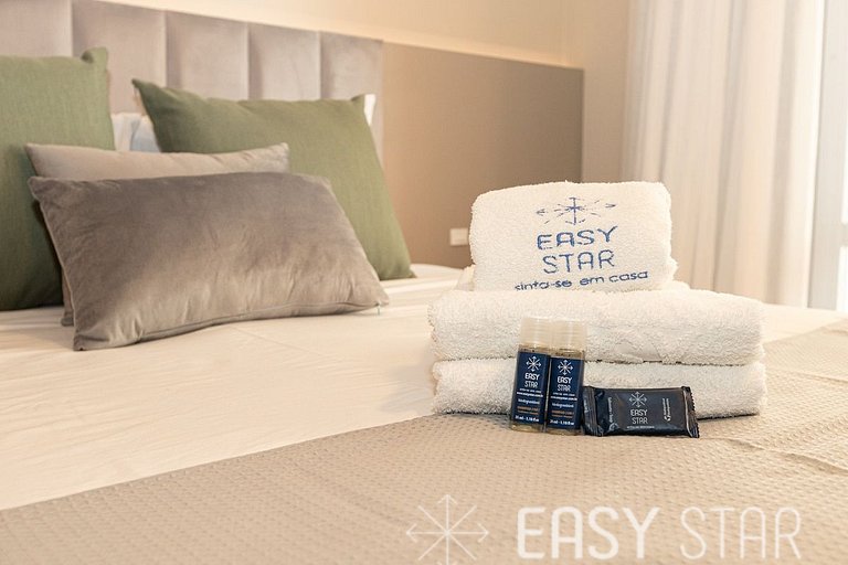 Easy Star - Studio sofisticado C/Vaga no Campo Belo - AH06I